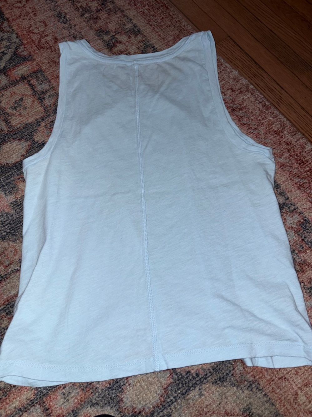 J. Crew Light Blue Girlfriend Tank size M - Picture 4 of 4